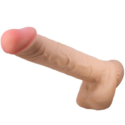 PRETTY LOVE - SLIDING SKIN SERIES REALISTIC DILDO WITH SLIDING SKIN SUCTION CUP FLESH 26 CM - 7