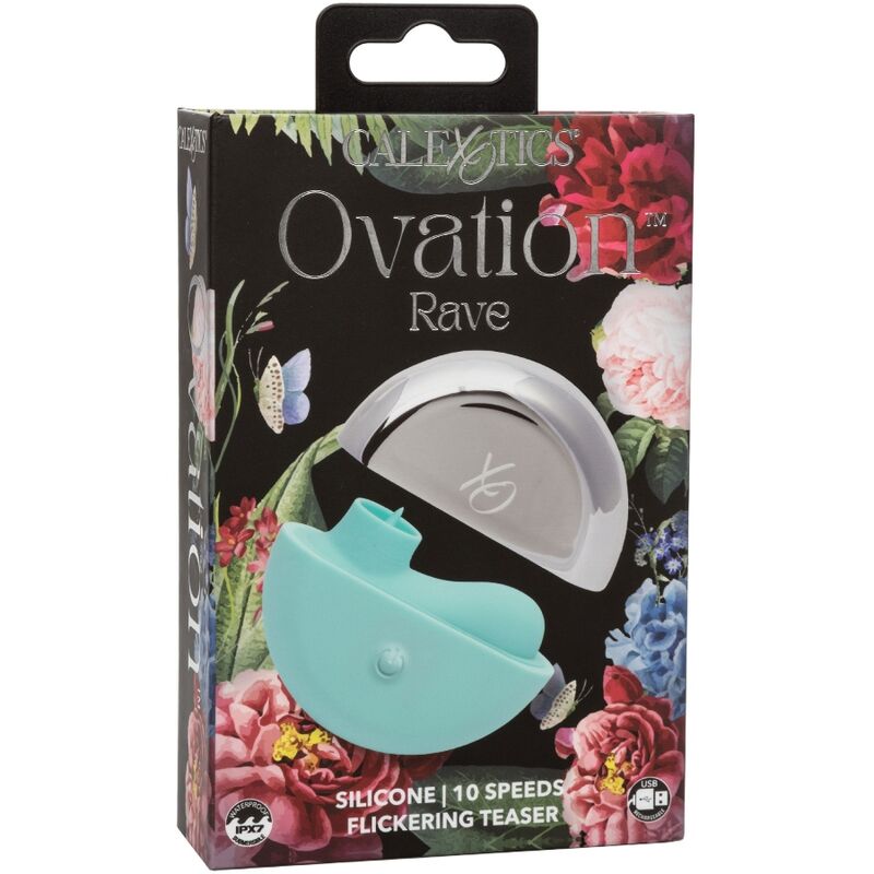 CALEXOTICS - OVATION RAVE STIMULATOR AQUA GREEN - 12