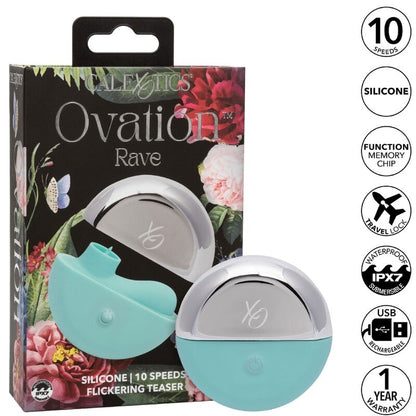 CALEXOTICS - OVATION RAVE STIMULATOR AQUA GREEN - 13