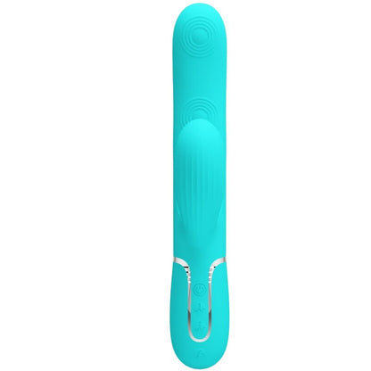 PRETTY LOVE - MULTIFUNCTIONAL VIBRATOR PERLITA 3 IN 1 G-SPOT AQUA GREEN