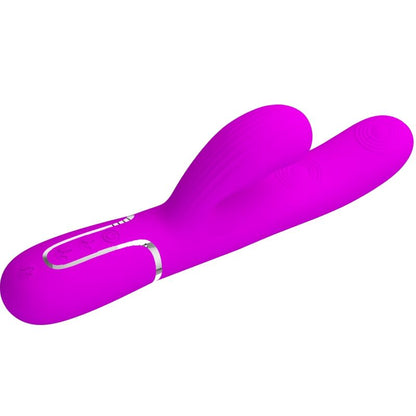 PRETTY LOVE - MULTIFUNCTIONAL VIBRATOR PERLITA 3 IN 1 G-SPOT PURPLE