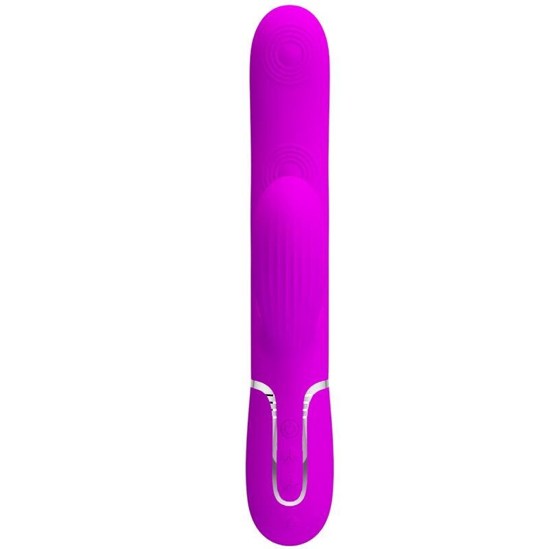 PRETTY LOVE - MULTIFUNCTIONAL VIBRATOR PERLITA 3 IN 1 G-SPOT PURPLE