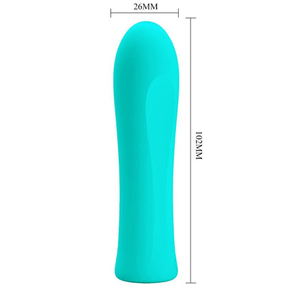 PRETTY LOVE - ALFREDA SUPER POWER VIBRATOR AQUA GREEN - 7