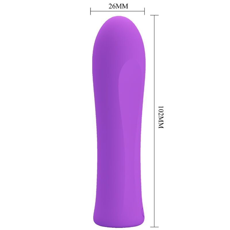 PRETTY LOVE - ALFREDA SUPER POWER VIBRATOR AQUA PURPLE - 5