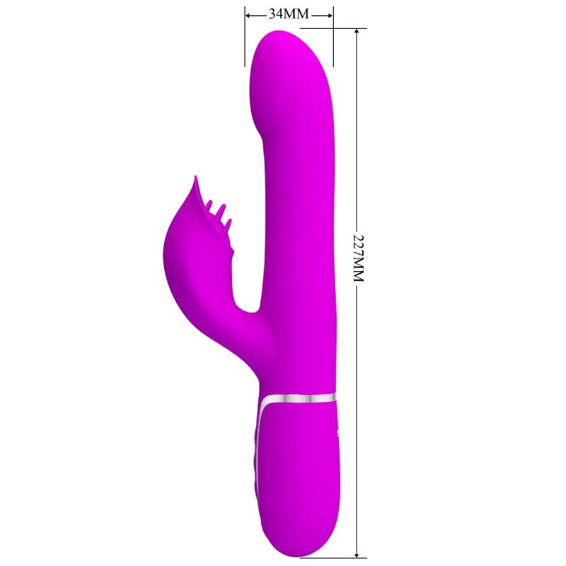 PRETTY LOVE - RABBIT VIBRATOR PEARLS VIOLET - 7