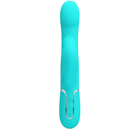 PRETTY LOVE - RABBIT VIBRATOR PEARLS AQUA GREEN - 2