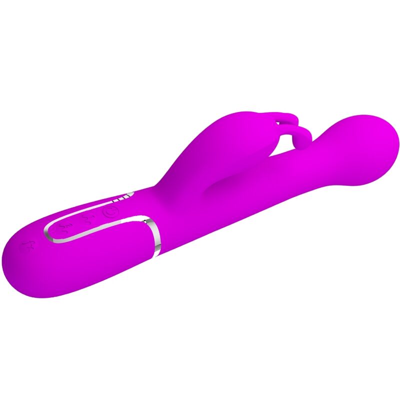 PRETTY LOVE - DEJON RABBIT 3 IN 1 PURPLE MULTIFUNCTIONAL VIBRATOR