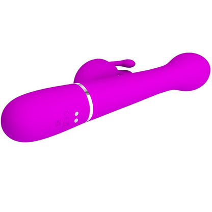 PRETTY LOVE - DEJON RABBIT 3 IN 1 PURPLE MULTIFUNCTIONAL VIBRATOR