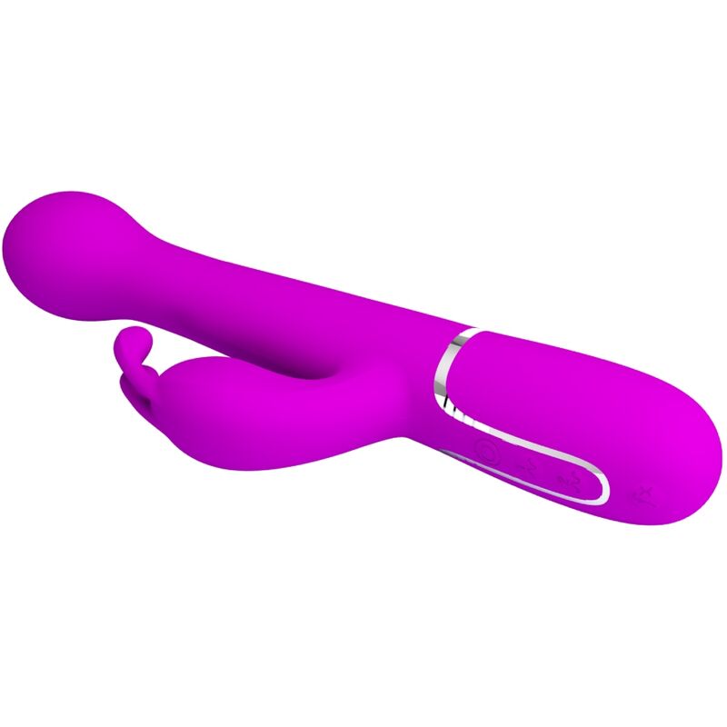 PRETTY LOVE - DEJON RABBIT VIBRATOR 3 IN 1 MULTIFUNCTION VIOLET - 5
