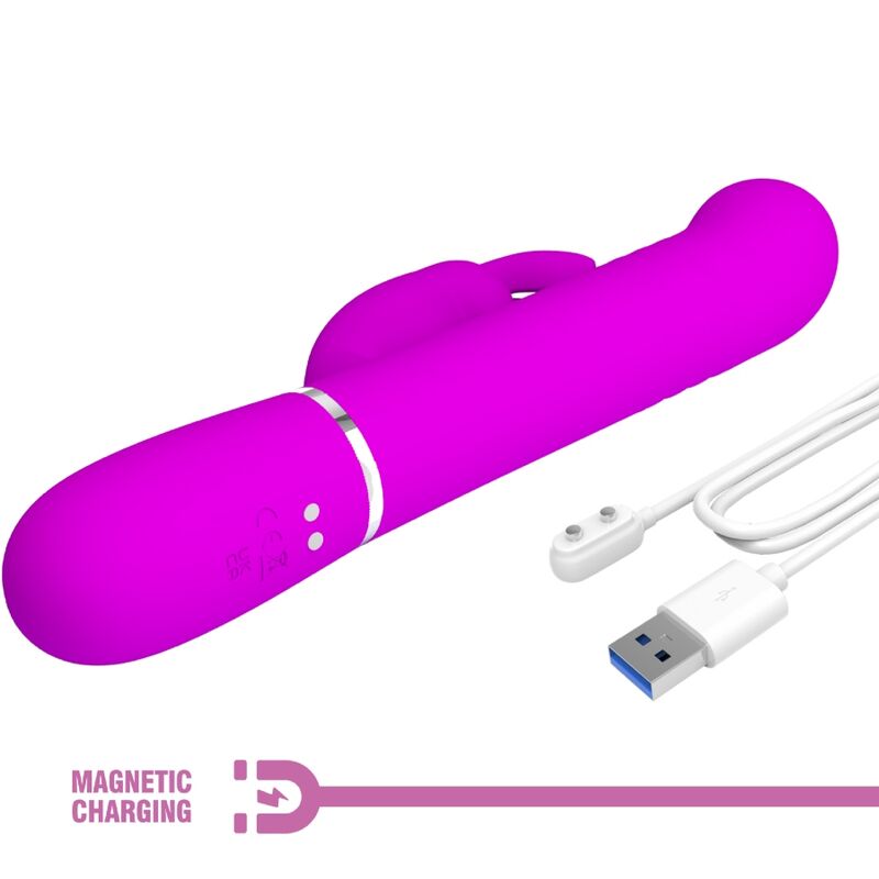 PRETTY LOVE - COALE RABBIT VIBRATOR PEARLS VIOLET - 9