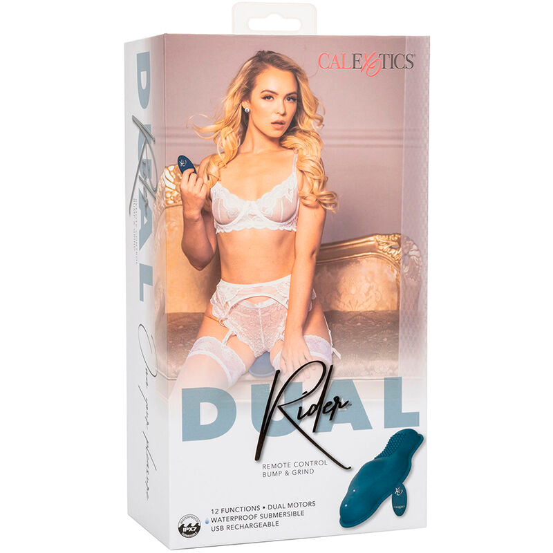 CALEXOTICS - REMOTE CONTROL PILOT MASSAGER DOUBLE MOTOR BLUE