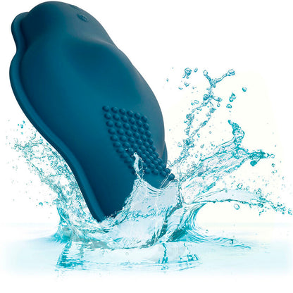CALEXOTICS - RIDER MASSAGER DOUBLE MOTOR REMOTE CONTROL BLUE - 5