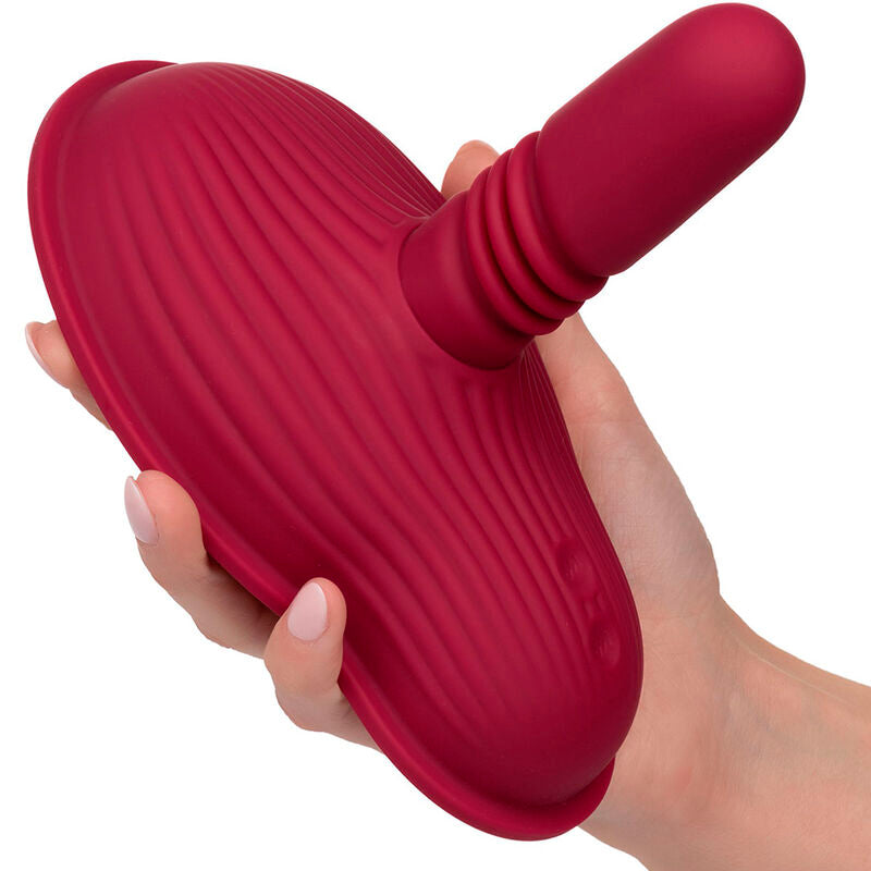 CALEXOTICS - RIDER MASSAGER DOUBLE MOTOR REMOTE CONTROL RED - 7