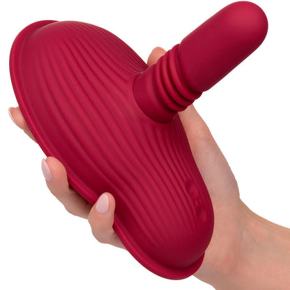 CALEXOTICS - RIDER MASSAGER DOUBLE MOTOR REMOTE CONTROL RED - 7