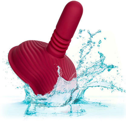 CALEXOTICS - RIDER MASSAGER DOUBLE MOTOR REMOTE CONTROL RED - 5