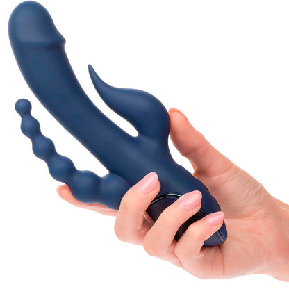 CALEXOTICS - VIBRATOR TRIPLE ORGASM BLUE - 11