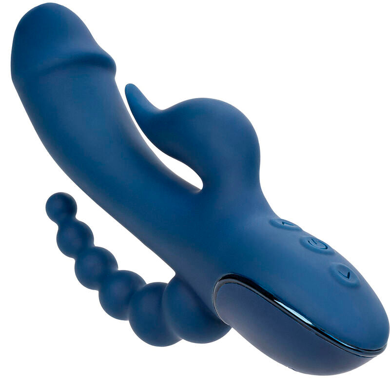 CALEXOTICS - VIBRATOR TRIPLE ORGASM BLUE - 4