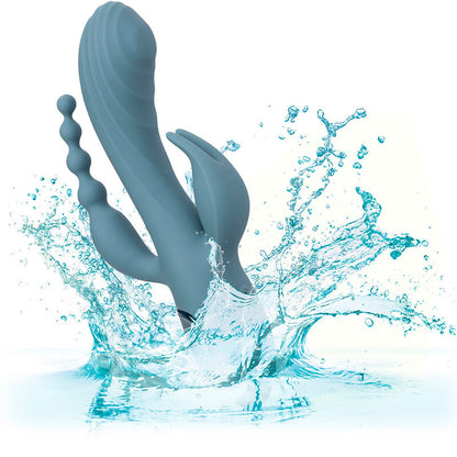 CALEXOTICS - VIBRATOR TRIPLE ECSTASY GREY - 2