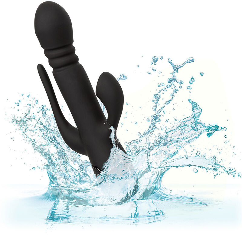 CALEXOTICS - BLACK TRIPLE EUPHORIA VIBRATOR