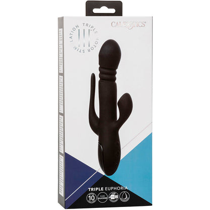 CALEXOTICS - BLACK TRIPLE EUPHORIA VIBRATOR