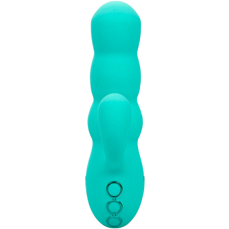 CALEXOTICS - DEL MAR DIVA VIBRATOR RABBIR AQUA GREEN BY CALIFORNIA DREAMING - 1
