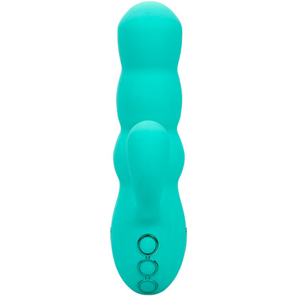 CALEXOTICS - DEL MAR DIVA VIBRATOR RABBIR AQUA GREEN BY CALIFORNIA DREAMING - 1
