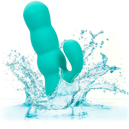 CALEXOTICS - DEL MAR DIVA VIBRATOR RABBIR AQUA GREEN BY CALIFORNIA DREAMING - 3