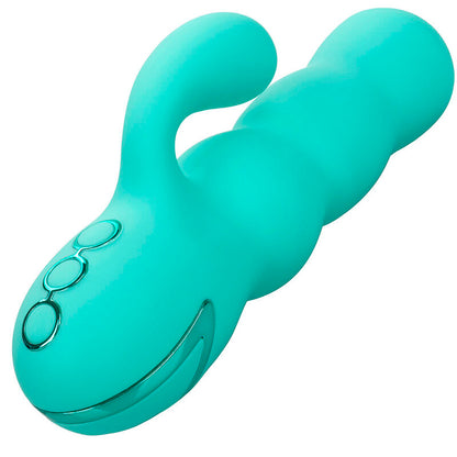 CALEXOTICS - DEL MAR DIVA VIBRATOR RABBIR AQUA GREEN BY CALIFORNIA DREAMING - 2