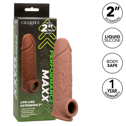 CALEXOTICS - PERFORMANCE MAXX LIFE-LIKE EXTENSION 7 BROWN SKIN - 12