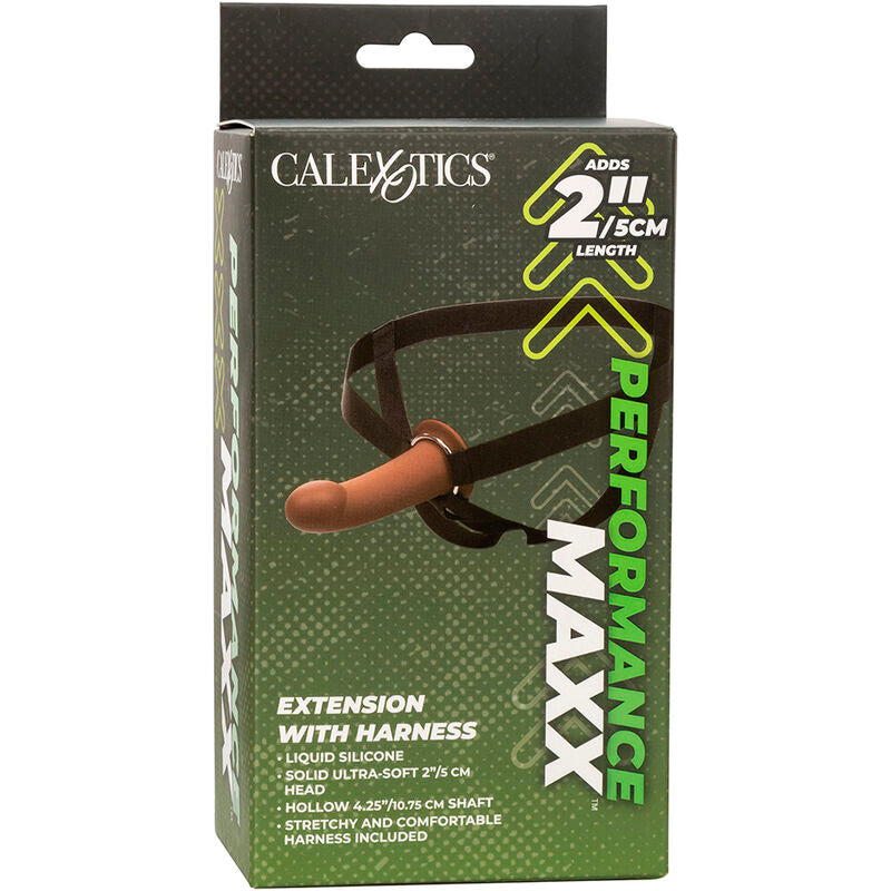 CALEXOTICS - PERFORMANCE MAXX EXTENSION WITH HARNESS BROWN SKIN - 8