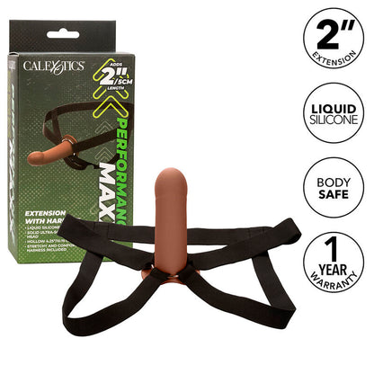 CALEXOTICS - PERFORMANCE MAXX EXTENSION WITH HARNESS BROWN SKIN - 10