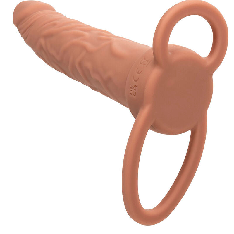 CALEXOTICS - PERFORMANCE MAXX RECHARGABLE DUAL PENETRATOR BROWN SKIN - 8