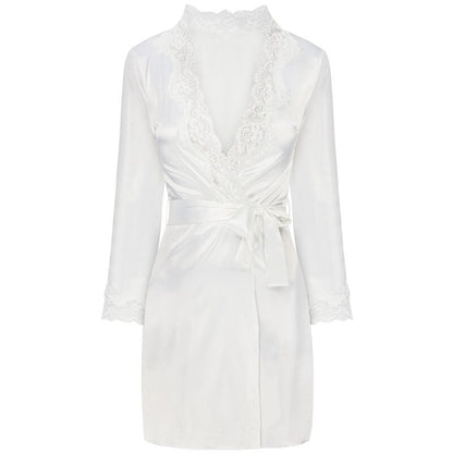 LIVCO CORSETTI FASHION - JACQUELINE LC 90249 VESTAGLIA + CAMICIA + PANTY ECRU S/M