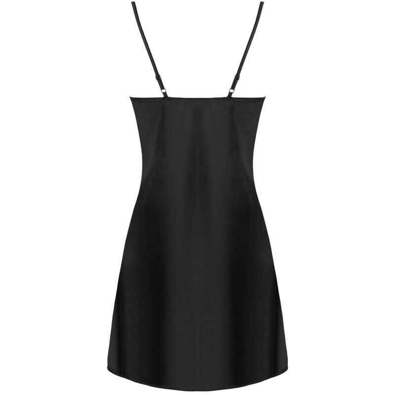 LIVCO CORSETTI FASHION - JACQUELINE LC 90249 VESTAGLIA + CAMICIA + PANTY NERO S/M