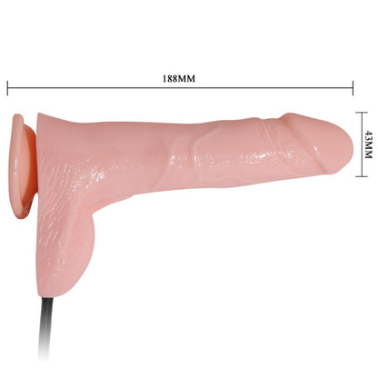 BAILE - INFLATABLE REALISTIC DILDO WITH SUCTION CUP 15 CM - 2