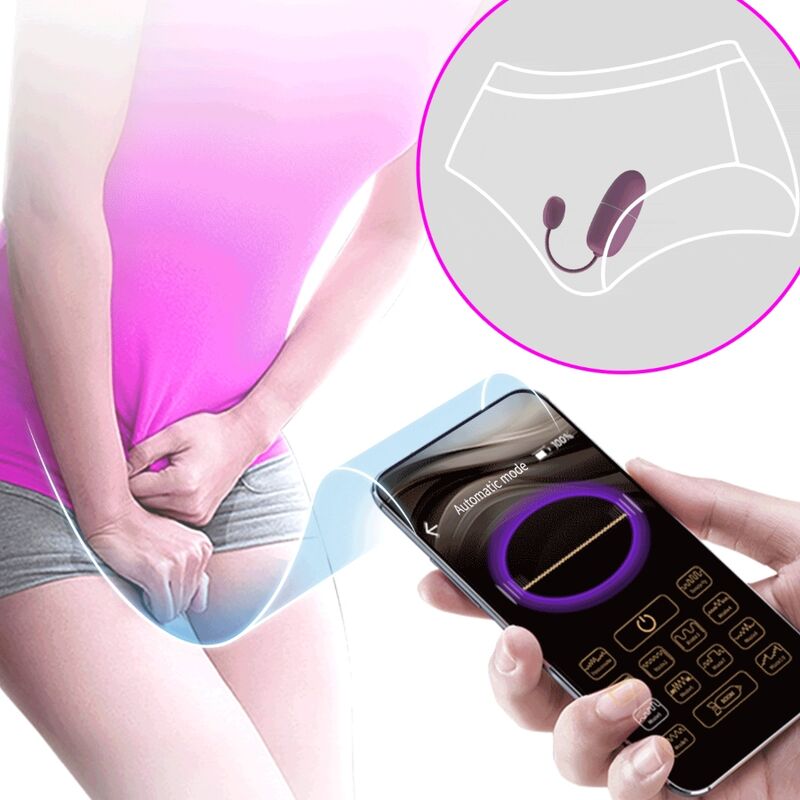 PRETTY LOVE - NYMPH VIBRATING EGG APP CONTROLLED LILA - 6