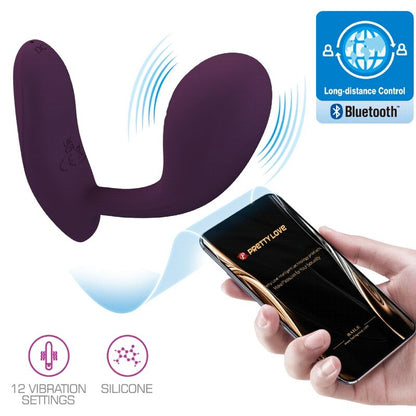 PRETTY LOVE - BAIRD G-SPOT 12 VIBRATIONS RECHARGEABLE LILA APP - 14