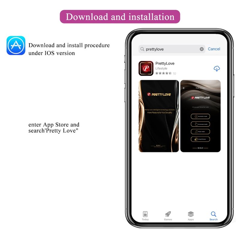PRETTY LOVE - FISHERMAN APP CONTROLLED VIBRATING EGG PURPLE