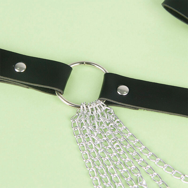 SUBBLIME - LEATHER CHAINBELT BLACK ONE SIZE - 1
