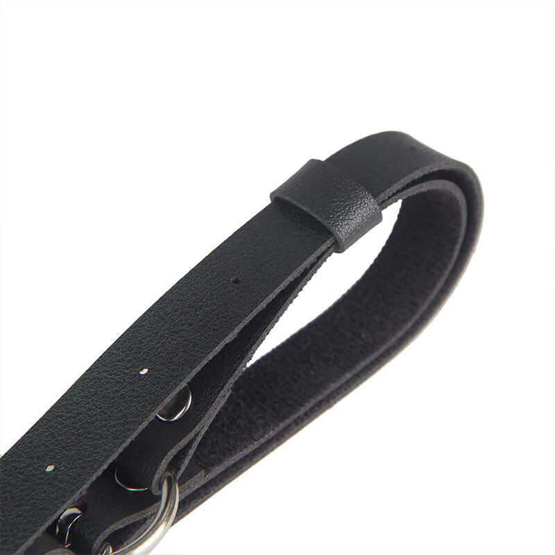 SUBBLIME - HARNAIS CEINTURE EN CUIR NOIR TAILLE UNIQUE