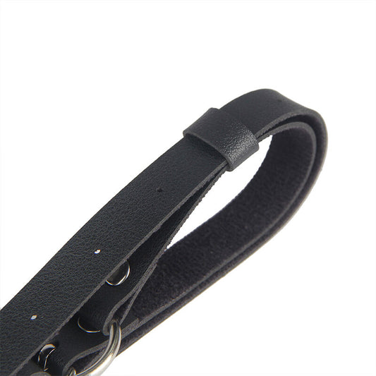 SUBBLIME - HARNAIS CEINTURE EN CUIR NOIR TAILLE UNIQUE