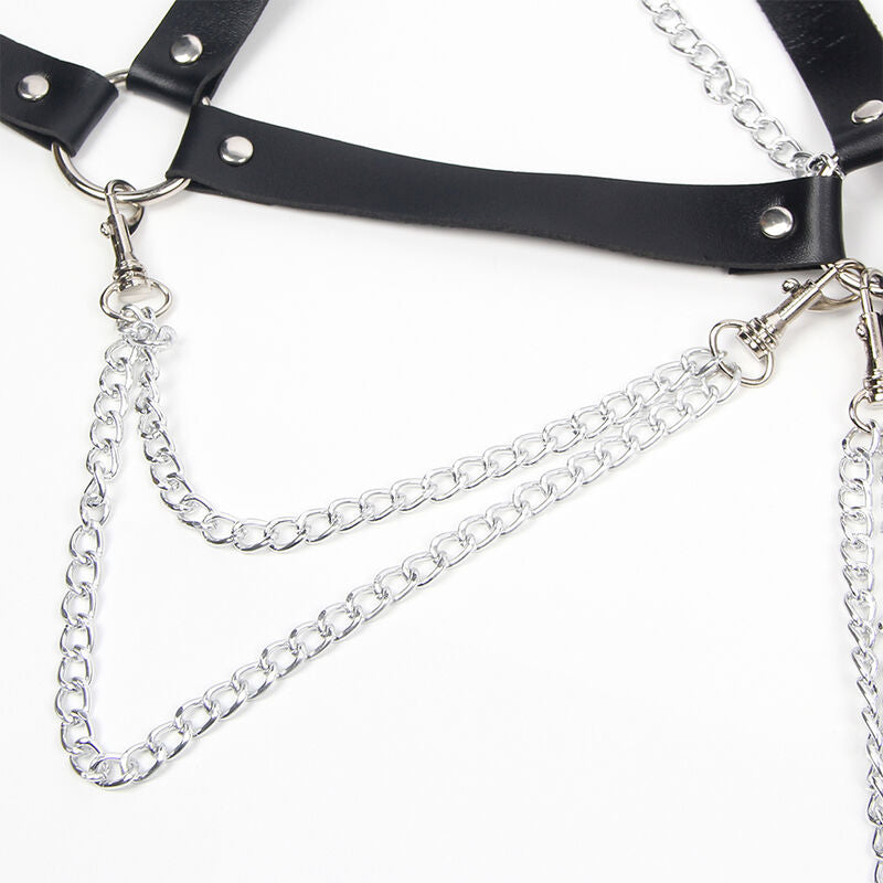 SUBBLIME - HARNESS BRA WITH CHAINDETAIL ONE SIZE - 7