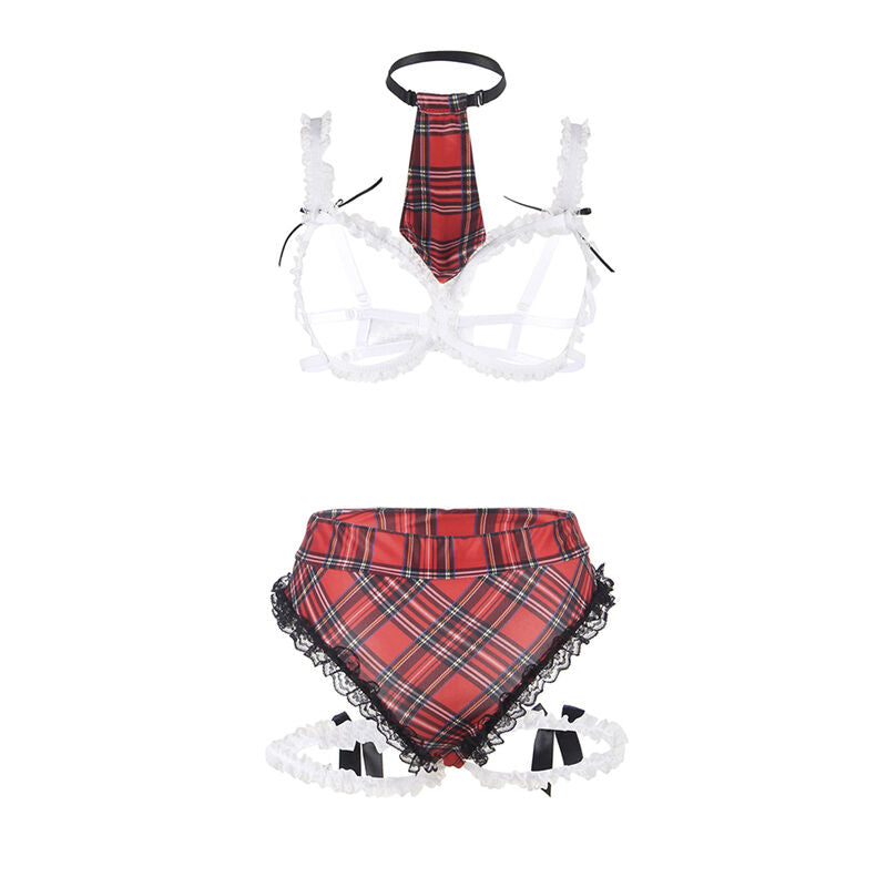 SUBBLIME - SEXY SCHOOLGIRL COSTUME WITH BRA L/XL - 5