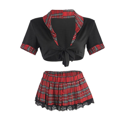 SUBBLIME - SEXY SCHOOLGIRL COSTUME WITH TOP L/XL - S/M - 20