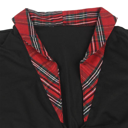 SUBBLIME - SEXY SCHOOLGIRL COSTUME WITH TOP L/XL - S/M - 17