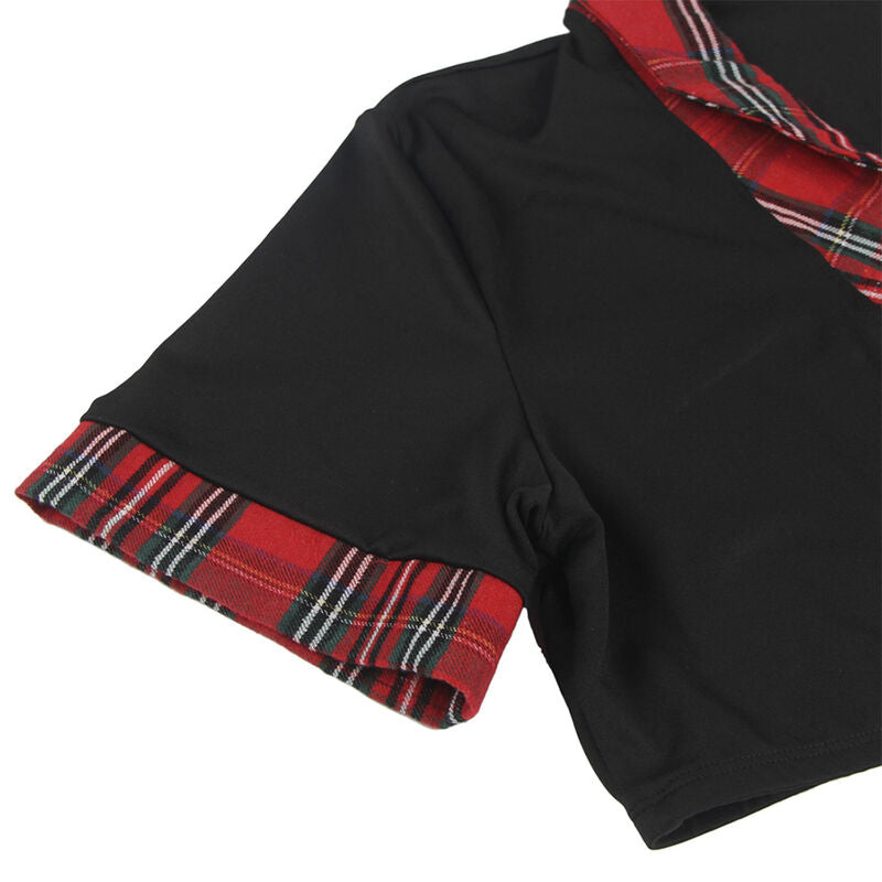 SUBBLIME - SEXY SCHOOLGIRL COSTUME WITH TOP L/XL - S/M - 16