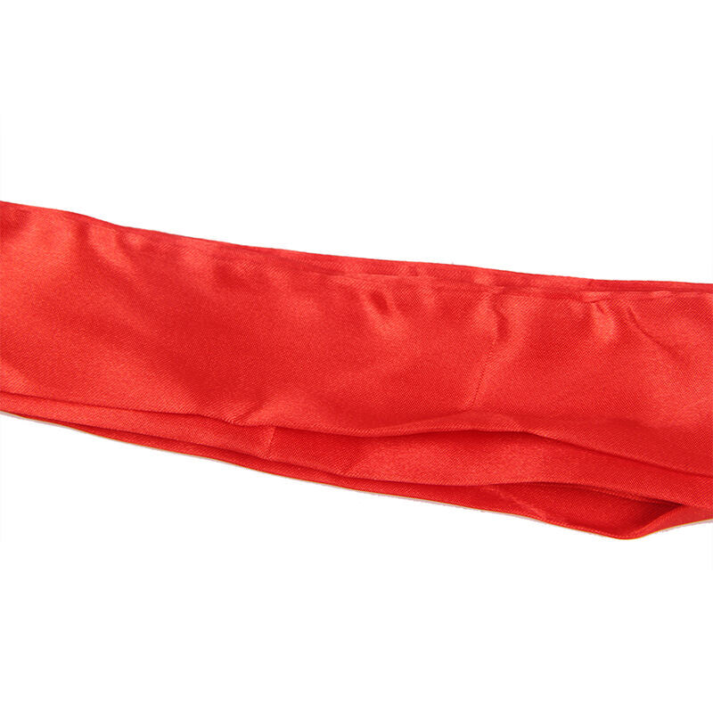 SUBBLIME - TRANSPARENT FABRIC ROBE WITH LACE DETAIL RED L/XL - 10