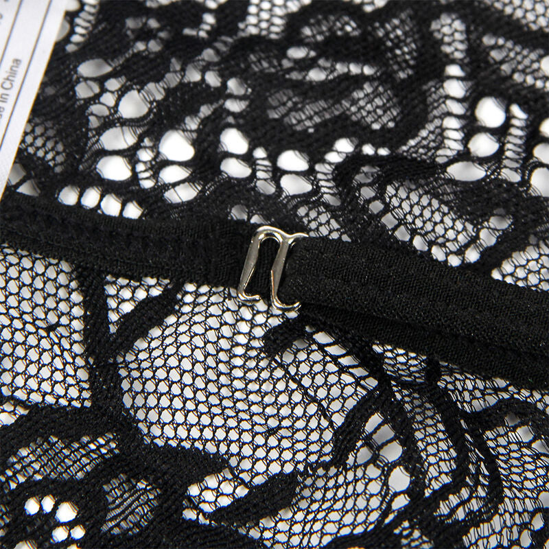 SUBBLIME - POLICE BODY COSTUME IN BLACK LACE L/XL