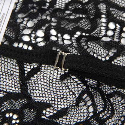 SUBBLIME - POLICE BODY COSTUME IN BLACK LACE L/XL