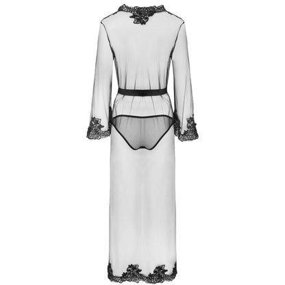 LIVCO CORSETTI FASHION - NOKINA LC XG055 DRESSING GOWN + PANTY BLACK ONE SIZE